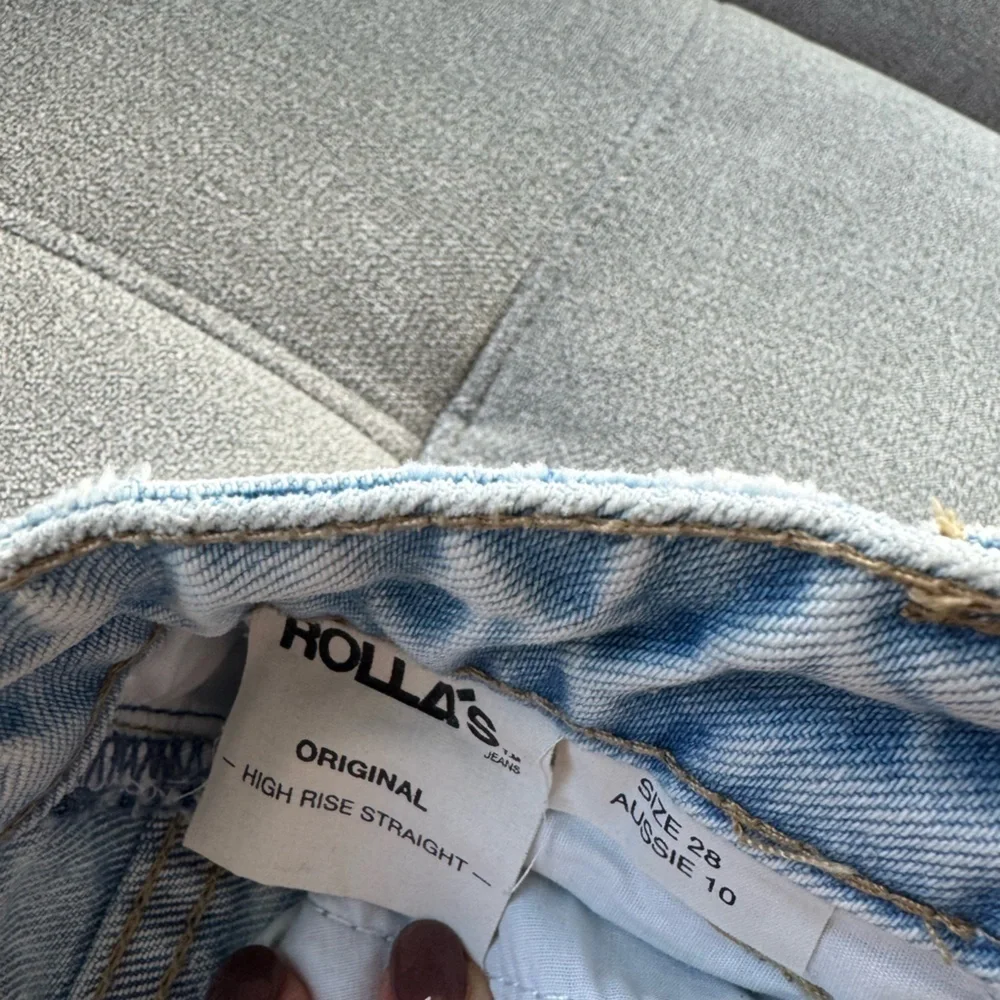 ROLLAS ORIGINAL STRAIGHT in Sunbleach Worn size 28